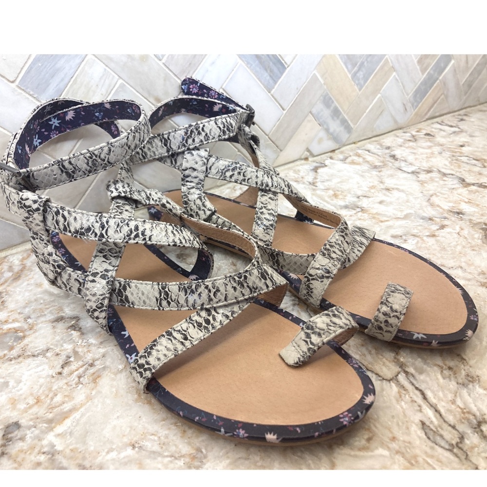 Cabi Athena Python Sandals Size 7 - image 1